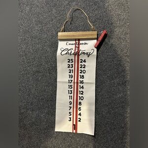 Christmas Countdown Hanging Decor